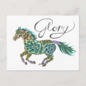 Glory Horse von Sherry Jarvis Postkarte (Vorderseite)