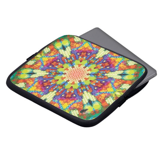 Glory Kaleidoscope Laptop Sleeve (Vorne Oben)