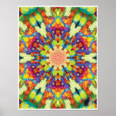 Glory Kinetic Collage Kaleidoscope Poster (Vorne)