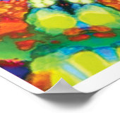 Glory Kinetic Collage Kaleidoscope Poster (Ecke)