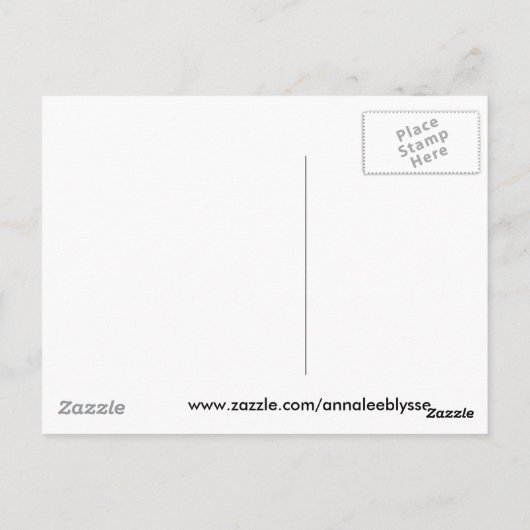 Glory Postcard Postkarte (Rückseite)