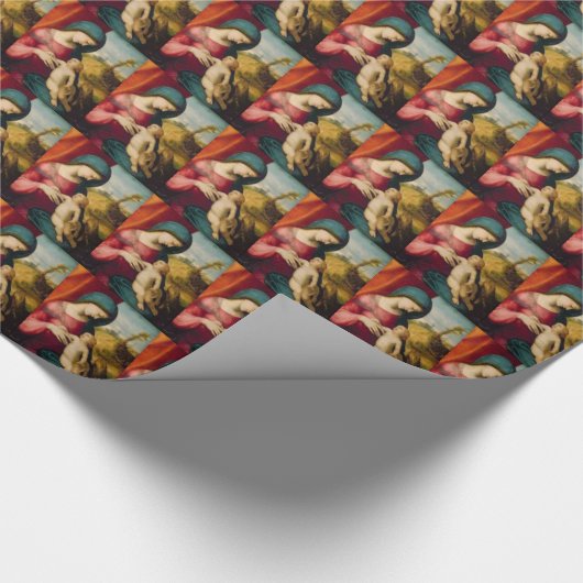 glory to Jesus and Mary Geschenkpapier (Ecke)