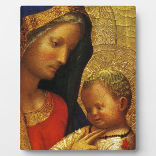 GLORY TO JESUS UND MARY FOTOPLATTE