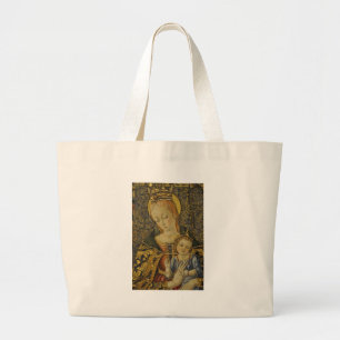 GLORY TO JESUS UND MARY JUMBO STOFFBEUTEL