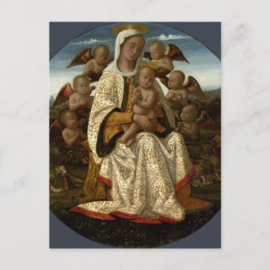GLORY TO JESUS UND MARY POSTKARTE (Vorderseite)
