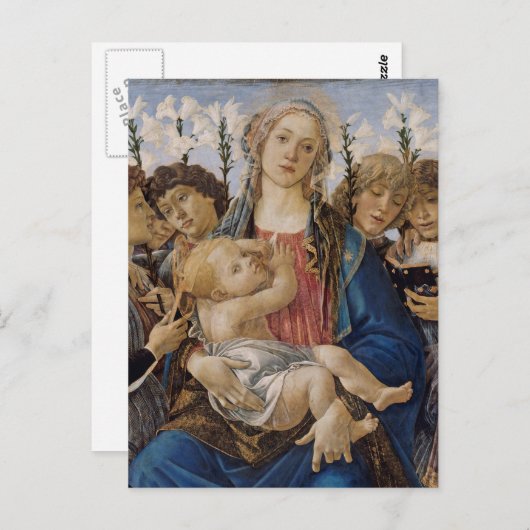 GLORY TO JESUS UND MARY POSTKARTE (Vorne/Hinten)