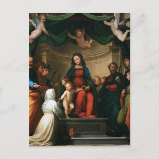 GLORY TO JESUS UND MARY POSTKARTE (Vorderseite)