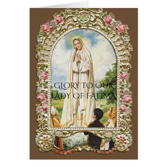 glory to our lady of fatima w/fatima prayer (Vorne)