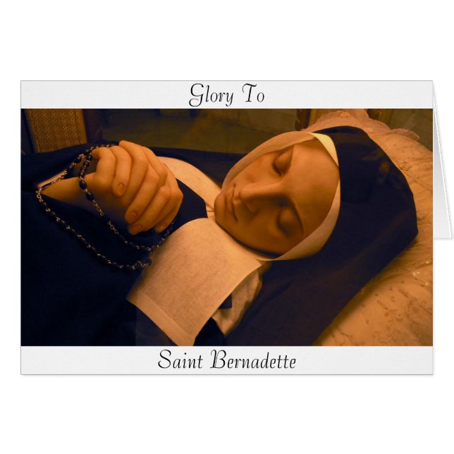 GLORY TO SAINT BERNADETTE (Vorderseite (Horizontal))