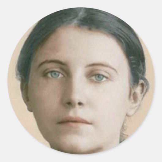 GLORY TO SAINT GEMMA RUNDER AUFKLEBER (Vorderseite)
