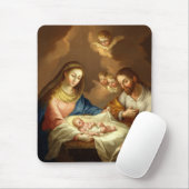 GLORY TO THE HOLY FAMILY MOUSEPAD (Mit Mouse)