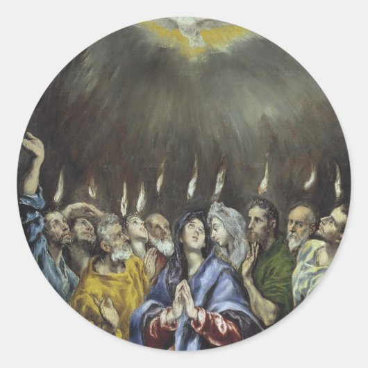 GLORY TO THE HOLY SPIRIT RUNDER AUFKLEBER (Vorderseite)
