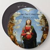 GLORY TO THE IMMACULATE CONCEPTION BUTTON (Vorne & Hinten)