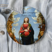 GLORY TO THE IMMACULATE CONCEPTION   BUTTON (Beispiel)