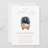 Glory to the Newborn King Christmas Invitation Einladung (Vorderseite)