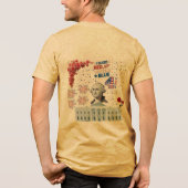 Glory Under the Stars gemustert Tri-Blend Shirt (Rückseite)