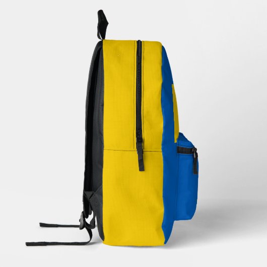 GLORY ZU HEROES. UKRAINE. TRIDENT. DRUCKSICHERHEIT BEDRUCKTER RUCKSACK (Links)