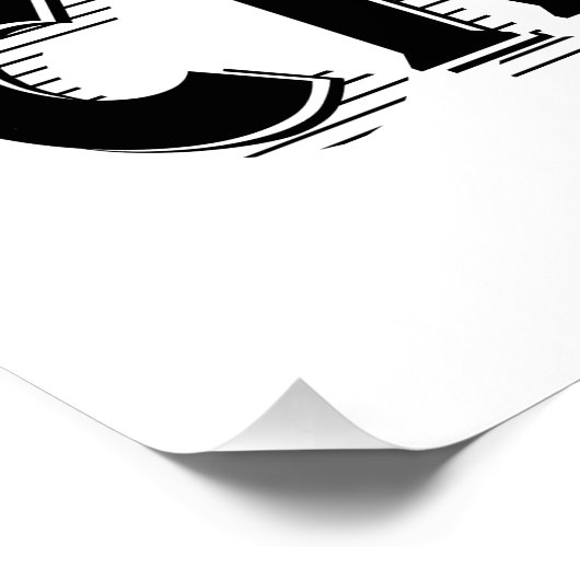 Gloss Poster vertraut dem Schöpfer (Ecke)