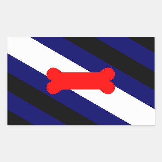 Glossage 4 rechteckiger aufkleber (Vorderseite)