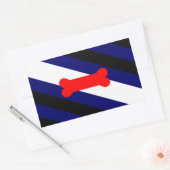 Glossage 4 rechteckiger aufkleber (Umschlag)