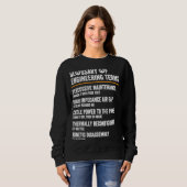 Glossar der Begriffsdefinition des Ingenieurs Sweatshirt (Vorne ganz)