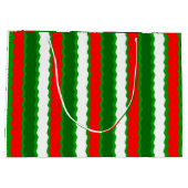 Glossar Große Weihnachtsgeschenke Tasche Rot Grün Geschenktüte (Rückseite)