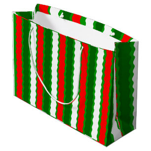 Glossar Große Weihnachtsgeschenke Tasche Rot Grün Geschenktüte
