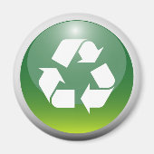 Glossar Recycelnd Zeichen Magnet (Vorne)
