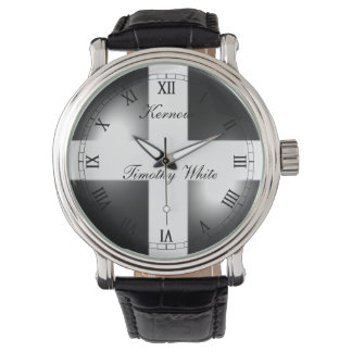 Glossardinenflagge Armbanduhr