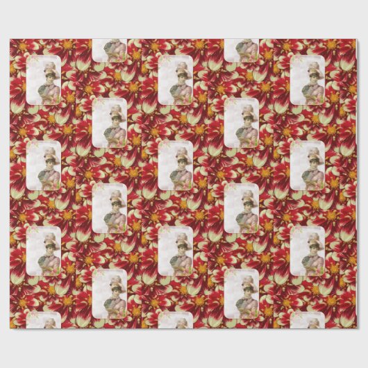 Glossarpapier, Viktorianisch Geschenkpapier (Flach)