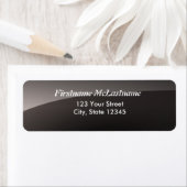 Glossarschwarze Adressetiketten (Insitu)