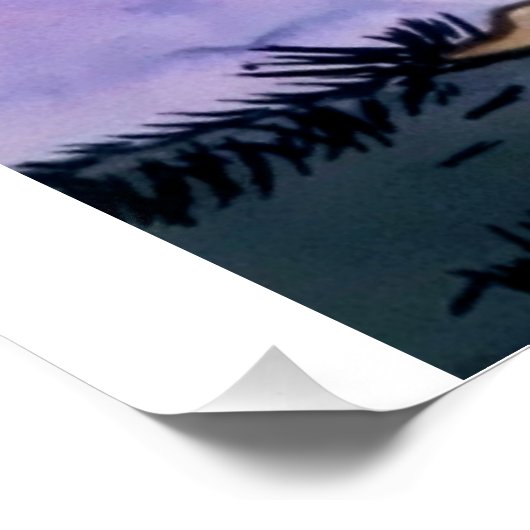 Glossartiges Poster (Ecke)