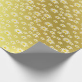 Glossen, Kranz, Papier, gelb, schön, blumenreich, Geschenkpapier (Ecke)