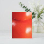 Glossenstapel Frische Rote Tomaten Postkarte (Stehend Vorderseite)