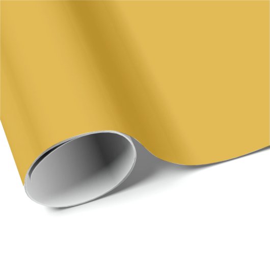 Glosserdstein-Goldenrod-Wrapping Paper Geschenkpapier (Rolleneckpunkt)