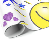 Glosses Wrapping Paper, Kuh Sun Hearfly Butterfly Geschenkpapier (Rolleneckpunkt)