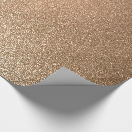 Glossgrau Gold Wrapping Paper Geschenkpapier (Ecke)