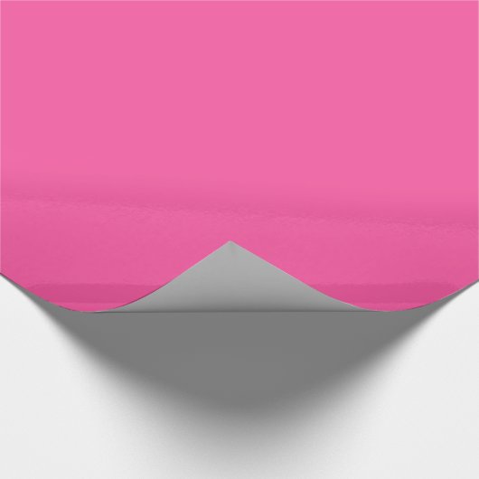 Glossgrün-glänzende Rose Rosa Wrapping Paper Geschenkpapier (Ecke)