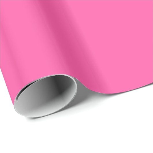 Glossgrün-glänzende Rose Rosa Wrapping Paper Geschenkpapier (Rolleneckpunkt)