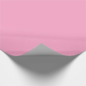 Glosskarnation Pink Wrapping Paper Geschenkpapier (Ecke)