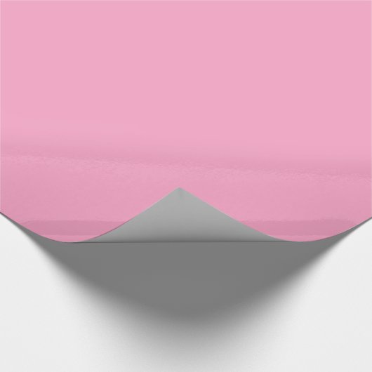 Glosskarnation Pink Wrapping Paper Geschenkpapier (Ecke)