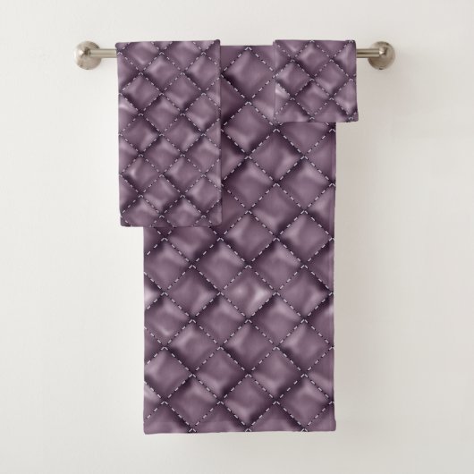 Glossleder Textur Badhandtuch Set (Insitu)