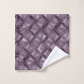 Glossleder Textur Badhandtuch Set (Waschlappen)