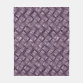 Glossleder Textur Fleecedecke (Vorderseite)