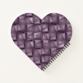 Glossleder Textur Notizblock (Rückseite)