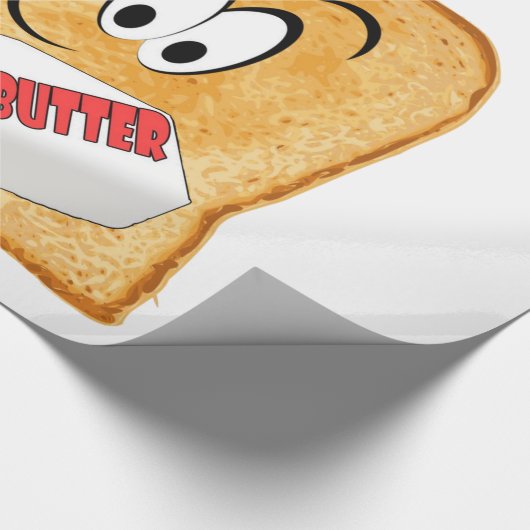 Glossopapier, Bakery Toast Butter Geschenkpapier (Ecke)