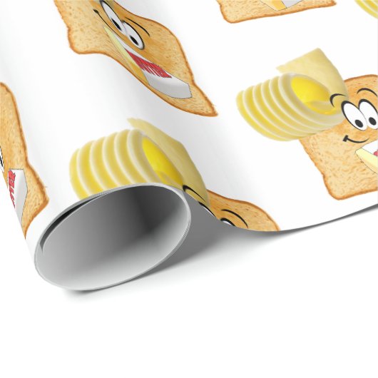 Glossopapier, Toastbutter Geschenkpapier (Rolleneckpunkt)