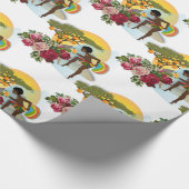Glosswrapping Paper, African Women Geschenkpapier (Ecke)