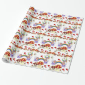 Glosswrapping Paper, Angel Butterfly Mushrooms Geschenkpapier (Ungerollt)