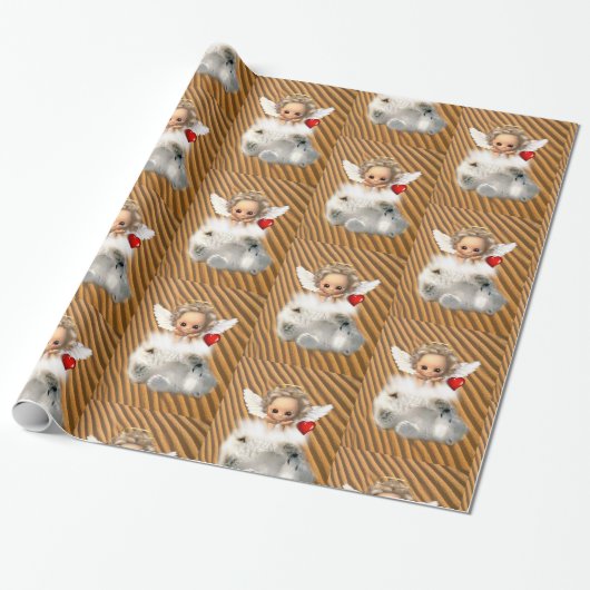 Glosswrapping Paper Angel Geschenkpapier (Ungerollt)